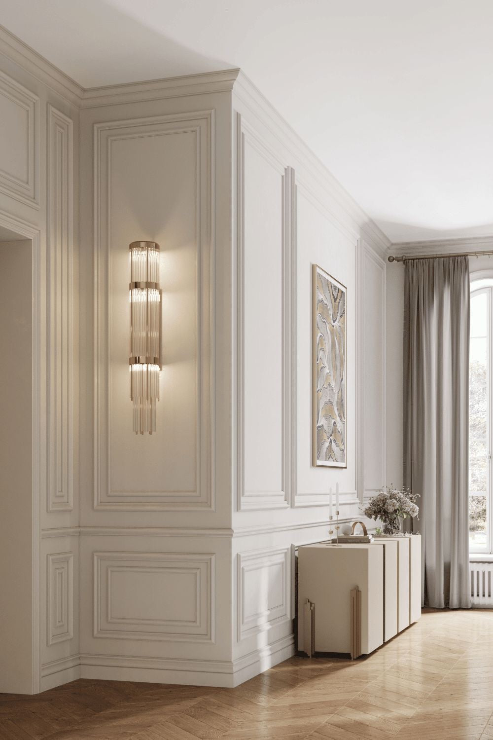 French Wall Moulding Wall Design